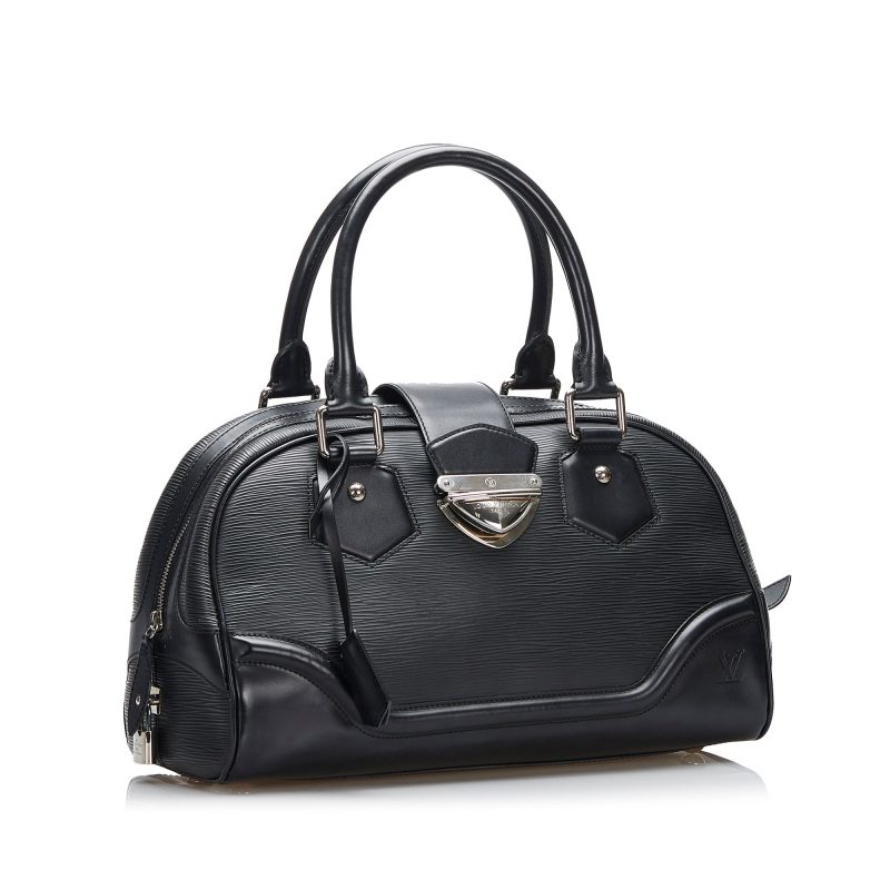 Louis Vuitton Bowling Montaigne GM Black Epi - Logoexplore - Image 2