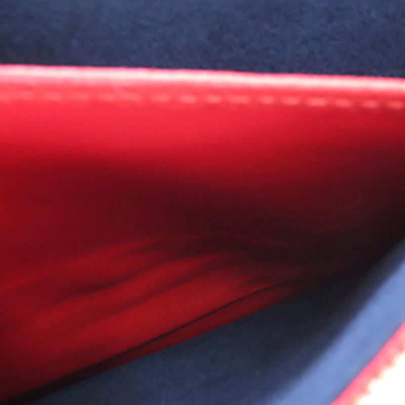 Louis Vuitton Double Zip Pochette Blue Red Monogram Empreinte - Logoexplore - Image 6