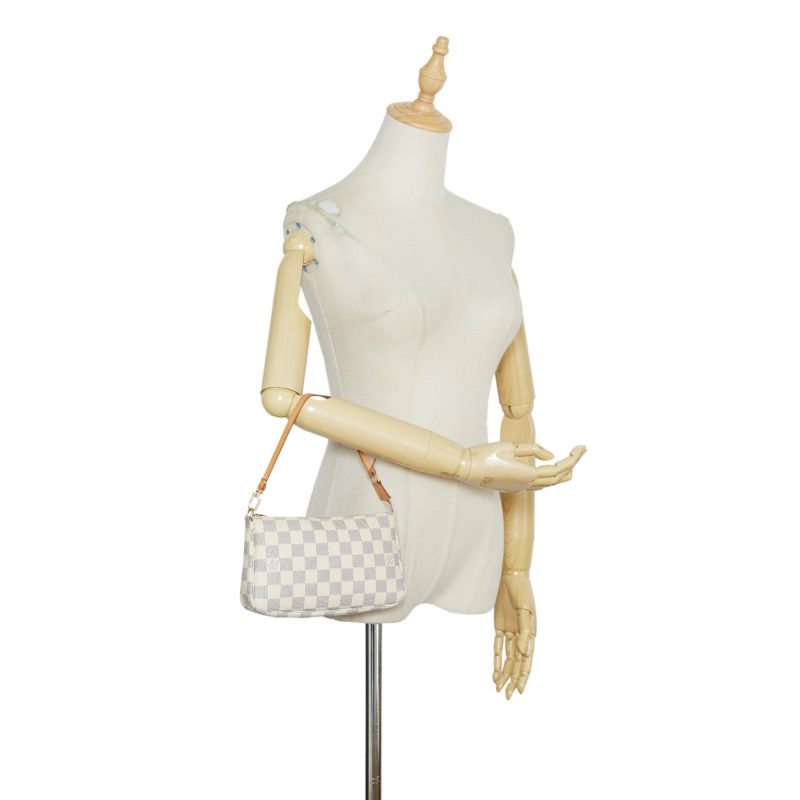 LOUIS VUITTON Damier Azur Pochette Accessoires Baguette - Logoexplore - Image 10