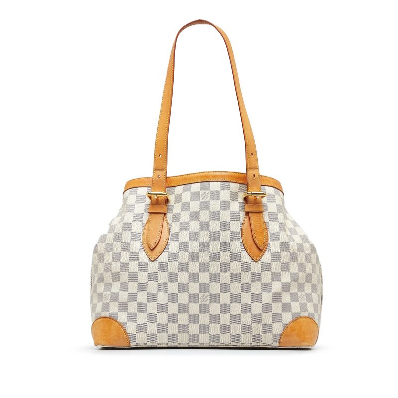 LOUIS VUITTON Damier Azur Hampstead MM Tote Bag - Logoexplore - Image 3