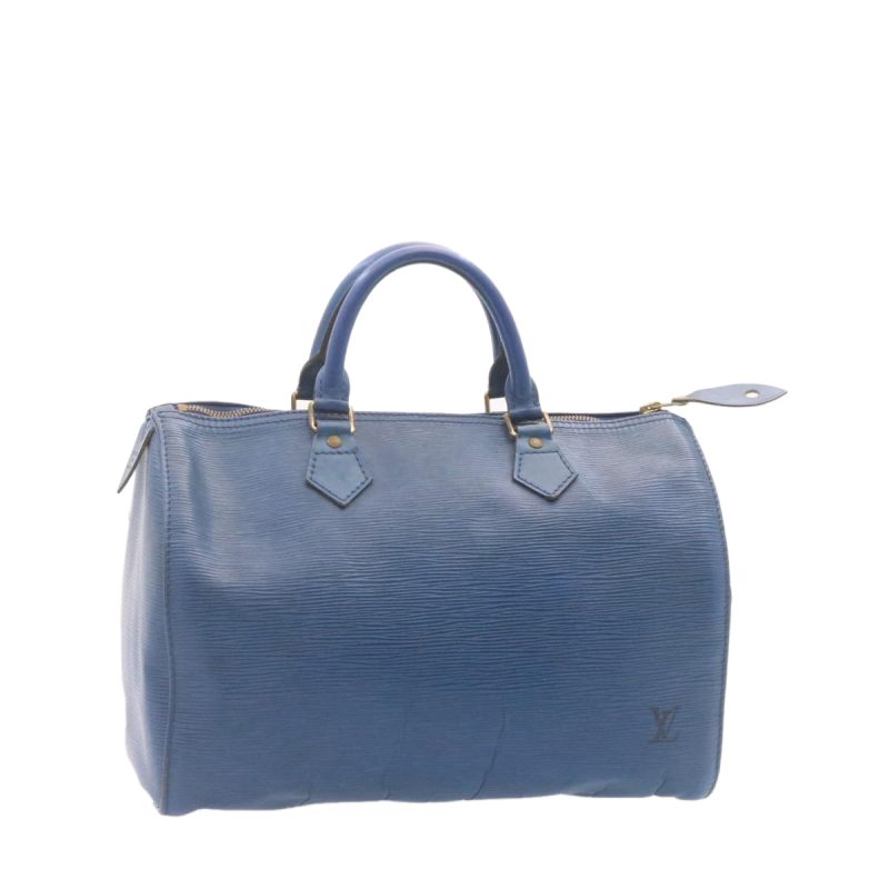LOUIS VUITTON Epi Alma Hand Bag Blue M52145 ai161 - Logoexplore