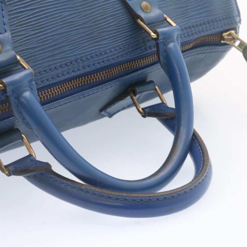 LOUIS VUITTON Epi Alma Hand Bag Blue M52145 ai161 - Logoexplore - Image 6