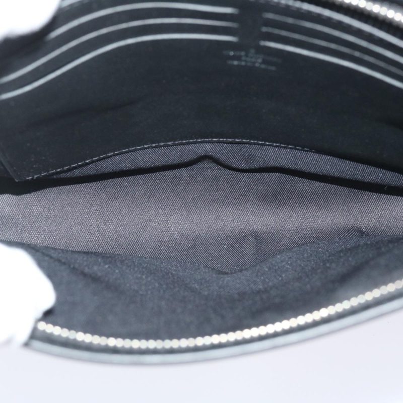LOUIS VUITTON Damier Graphite Pochette Voyage MM Clutch Bag N60134 Auth ak169A - Logoexplore - Image 10