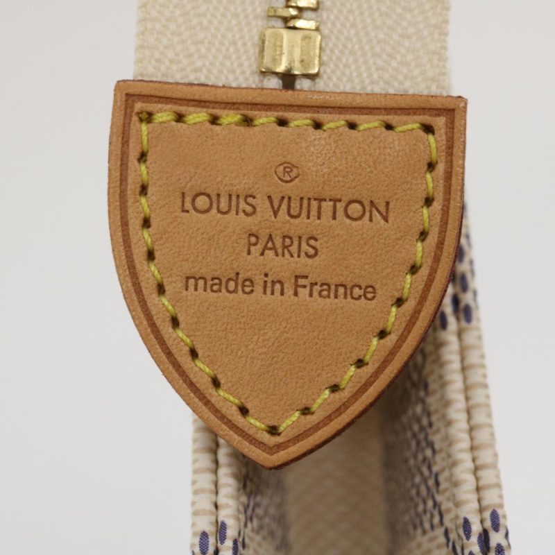 LOUIS VUITTON Damier Azur Poche Toilette 26 Pouch M41438 ak181 - Logoexplore - Image 8