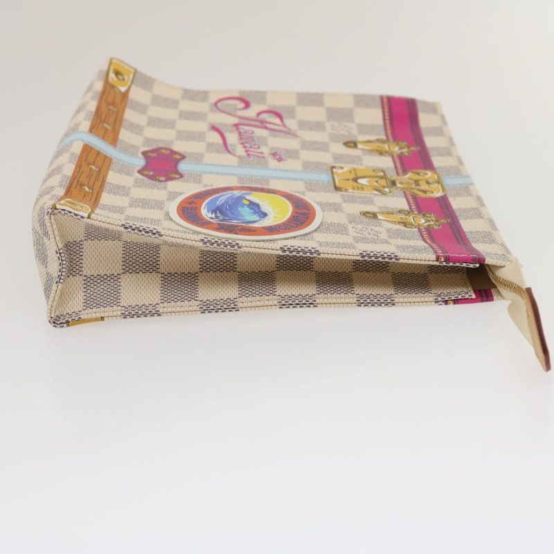 LOUIS VUITTON Damier Azur Poche Toilette 26 Pouch M41438 ak181 - Logoexplore - Image 3