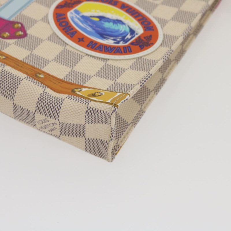 LOUIS VUITTON Damier Azur Poche Toilette 26 Pouch M41438 ak181 - Logoexplore - Image 7