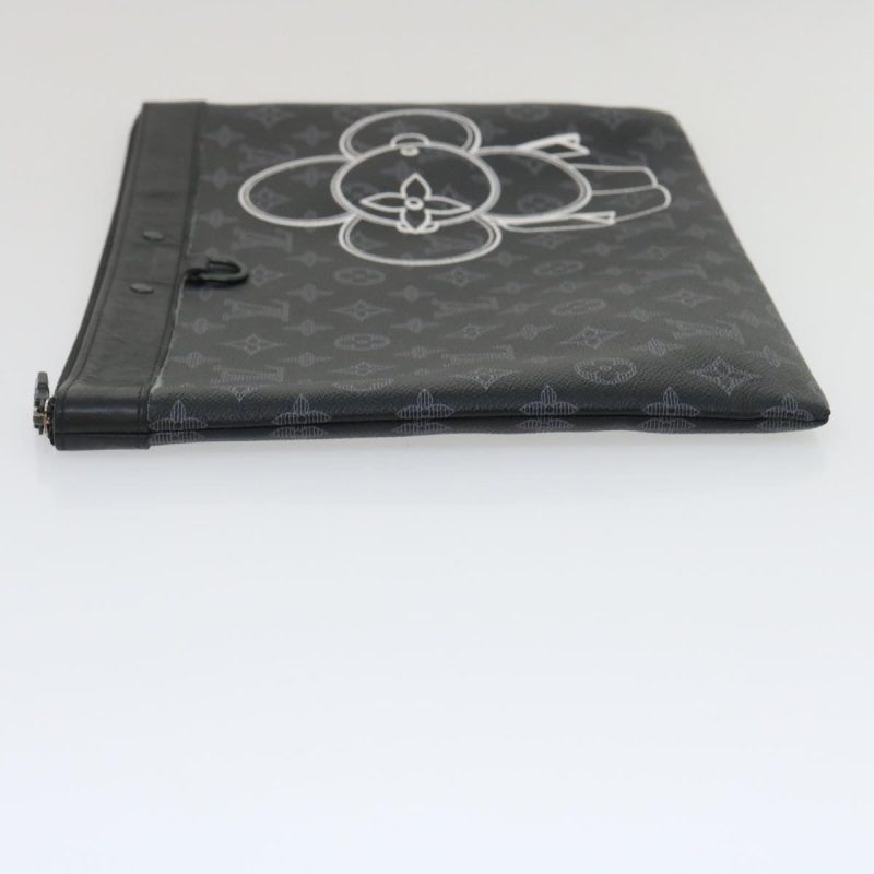LOUIS VUITTON Eclipse Vivienne Pochette Apollo Clutch Limited M62904 Auth ak183A - Logoexplore - Image 4