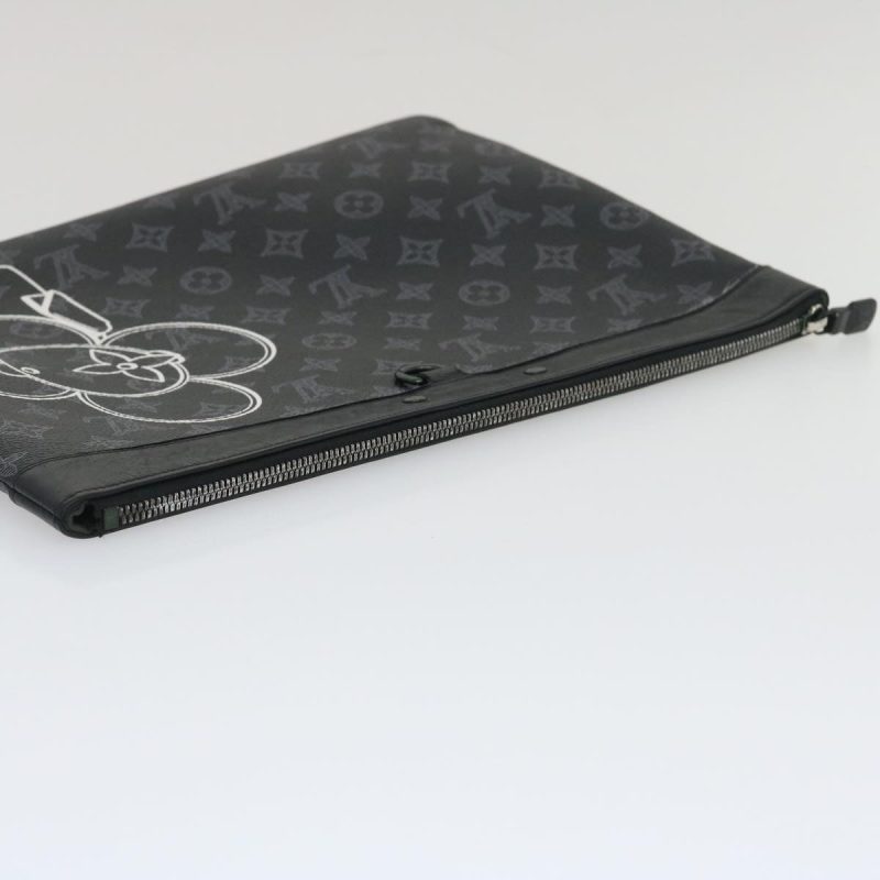 LOUIS VUITTON Eclipse Vivienne Pochette Apollo Clutch Limited M62904 Auth ak183A - Logoexplore - Image 5