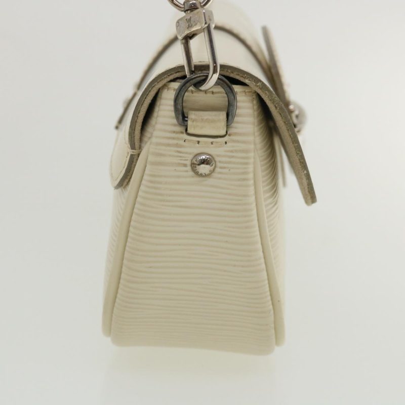 LOUIS VUITTON Epi Pochette montagne Shoulder Bag White Yvoire M5929J am3373 - Logoexplore - Image 4
