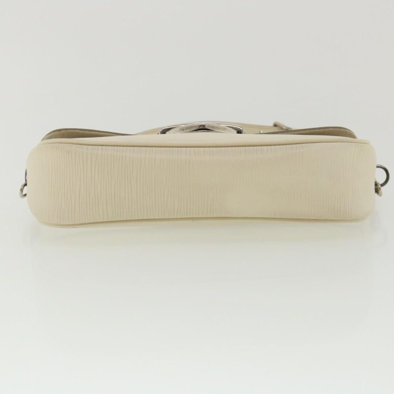 LOUIS VUITTON Epi Pochette montagne Shoulder Bag White Yvoire M5929J am3373 - Logoexplore - Image 5
