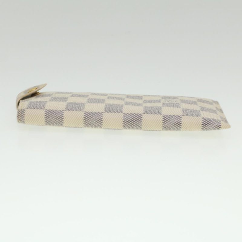 LOUIS VUITTON Damier Azur Etui A Lunettes MM Glasses Case N60025 am3770 - Logoexplore - Image 4