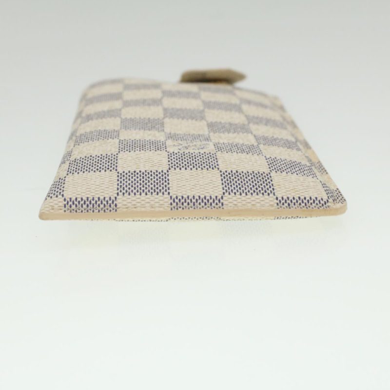 LOUIS VUITTON Damier Azur Etui A Lunettes MM Glasses Case N60025 am3770 - Logoexplore - Image 6