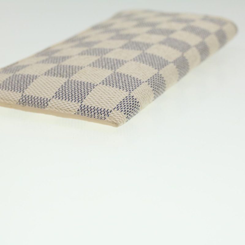 LOUIS VUITTON Damier Azur Etui A Lunettes MM Glasses Case N60025 am3770 - Logoexplore - Image 7