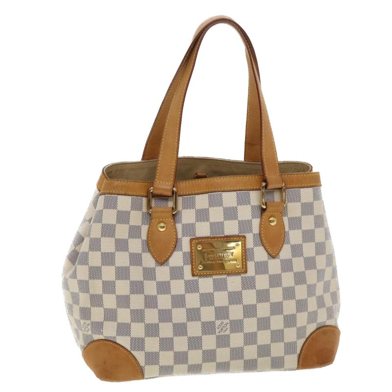 LOUIS VUITTON Damier Azur Hampstead PM Tote Bag N51207 am4127 - Logoexplore