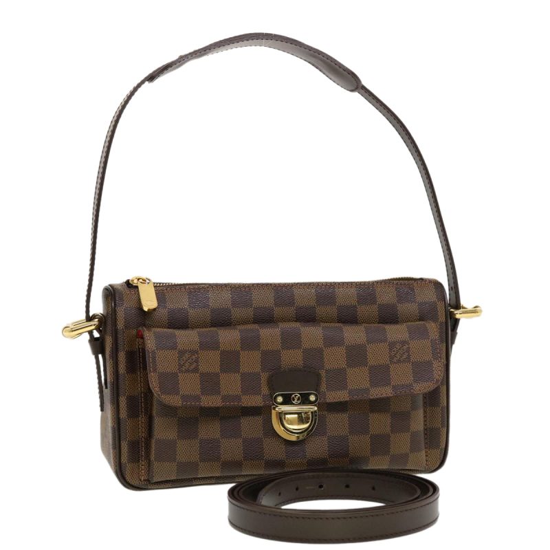LOUIS VUITTON Damier Ebene Ravello GM Shoulder Bag N60006  am4248 - Logoexplore