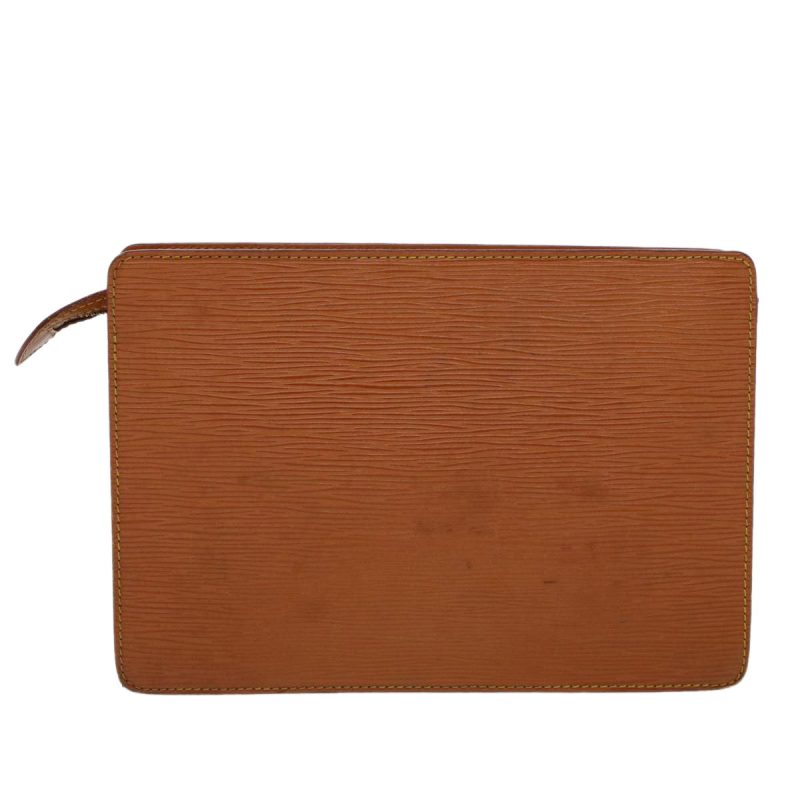 LOUIS VUITTON Epi Pochette Homme Clutch Bag Brown M52528 LV  am4447 - Logoexplore - Image 2