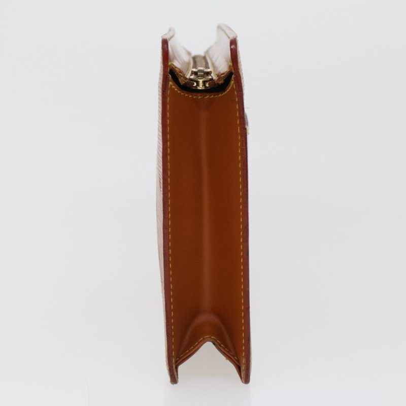 LOUIS VUITTON Epi Pochette Homme Clutch Bag Brown M52528 LV  am4447 - Logoexplore - Image 3