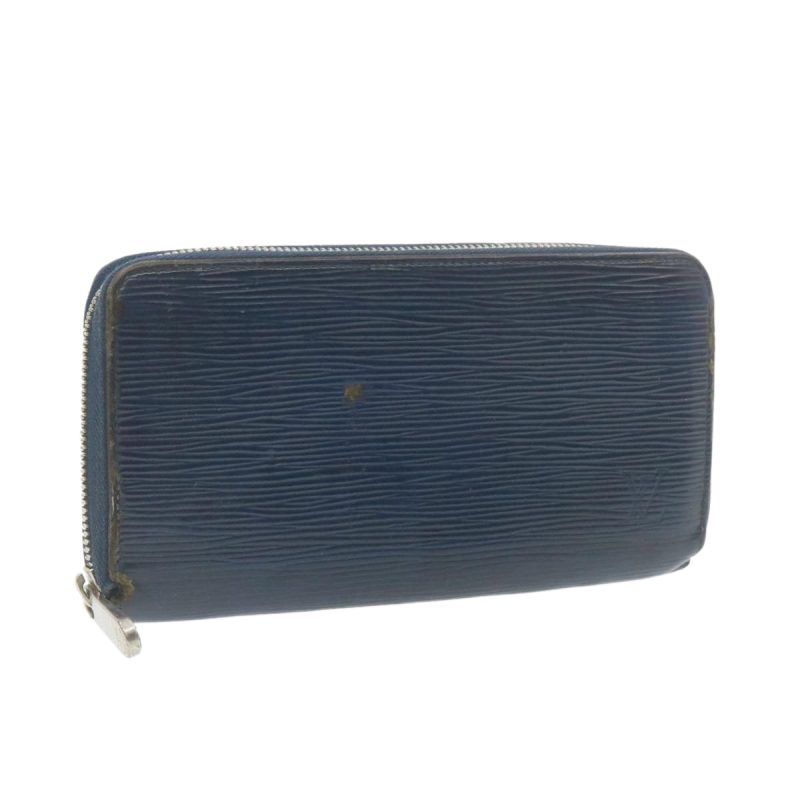LOUIS VUITTON Epi Zippy Wallet Long Wallet Navy Blue M60307 ar3608 - Logoexplore