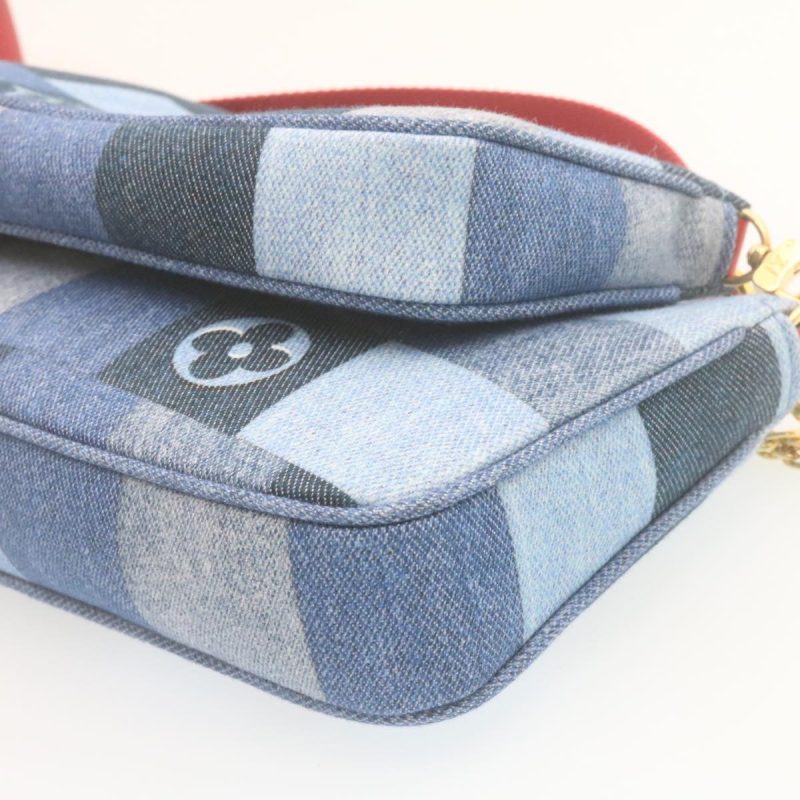 LOUIS VUITTON Denim Multi Pochette Accessoires Shoulder Bag M44990 Auth ar6462A - Logoexplore - Image 8