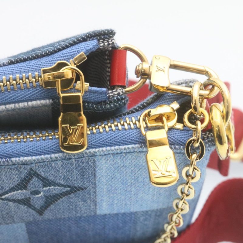 LOUIS VUITTON Denim Multi Pochette Accessoires Shoulder Bag M44990 Auth ar6462A - Logoexplore - Image 9