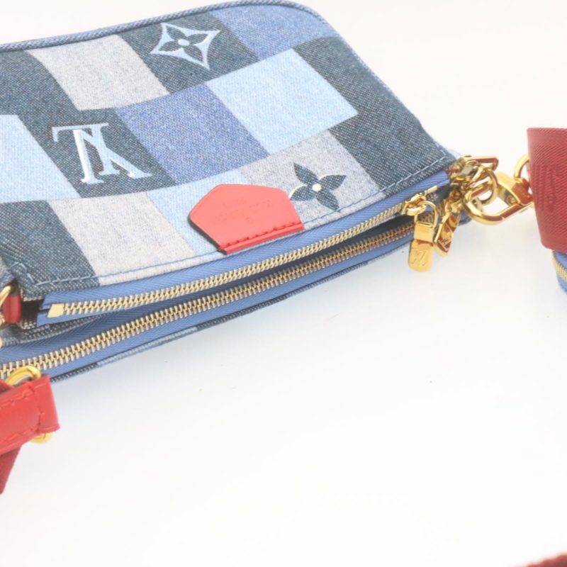 LOUIS VUITTON Denim Multi Pochette Accessoires Shoulder Bag M44990 Auth ar6462A - Logoexplore - Image 6