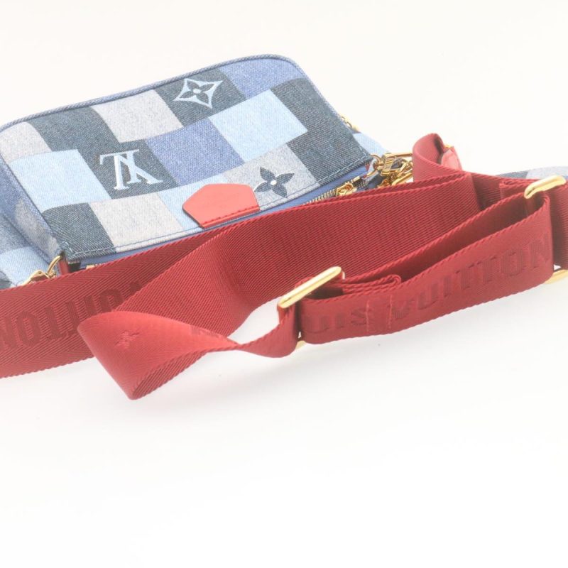 LOUIS VUITTON Denim Multi Pochette Accessoires Shoulder Bag M44990 Auth ar6462A - Logoexplore - Image 7