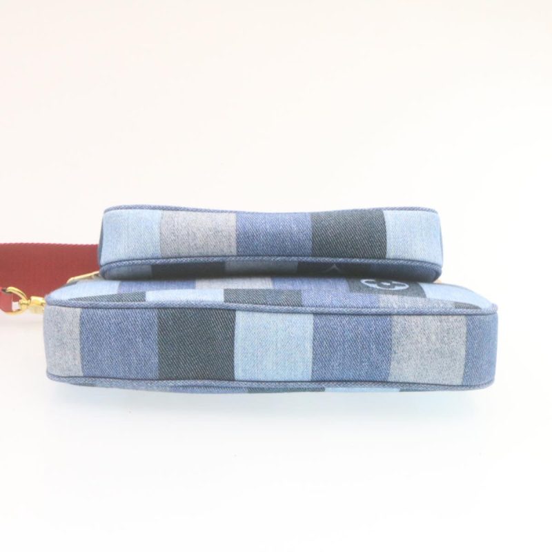 LOUIS VUITTON Denim Multi Pochette Accessoires Shoulder Bag M44990 Auth ar6462A - Logoexplore - Image 5
