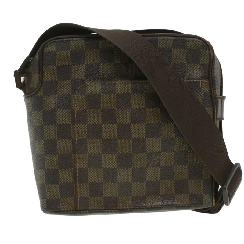 LOUIS VUITTON Damier Ebene Olaf PM Shoulder Bag N41442 ar8979 - Logoexplore