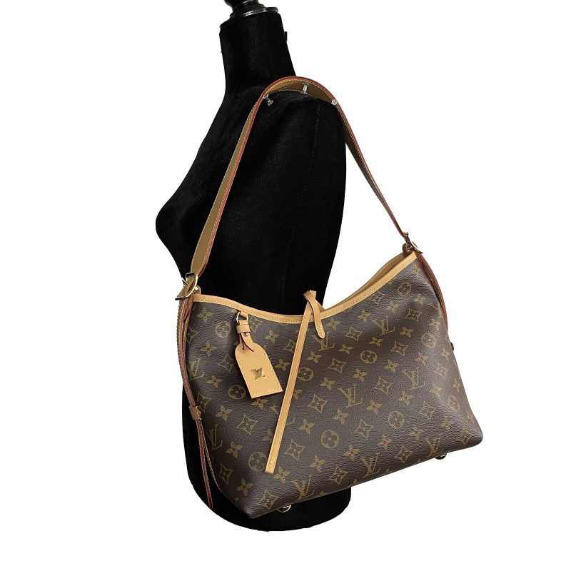 LOUIS VUITTON CarryAll Hobo Monogram Canvas PM Handbag - Logoexplore - Image 3