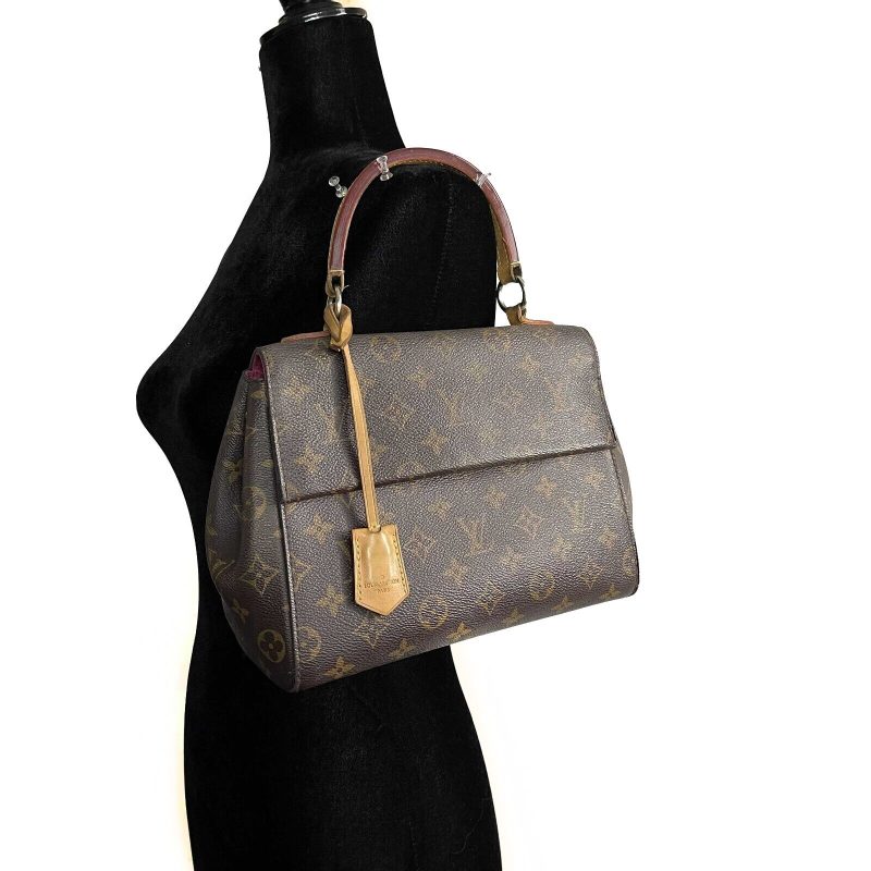 LOUIS VUITTON Cluny Monogram Canvas Top Handle Monogram BB - Logoexplore - Image 5