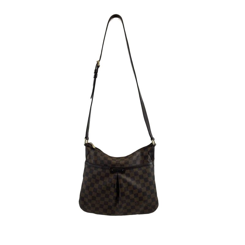 LOUIS VUITTON Excellent Damier Ebene Bloomsbury PM Brown Crossbody Bag - Logoexplore - Image 8