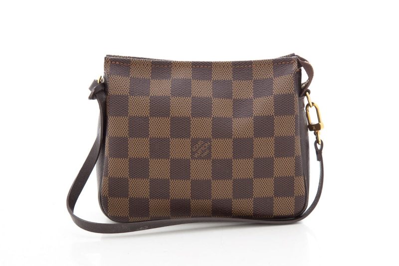 Louis Vuitton Brown Damier Ebene Pochette Handbag - Logoexplore - Image 3