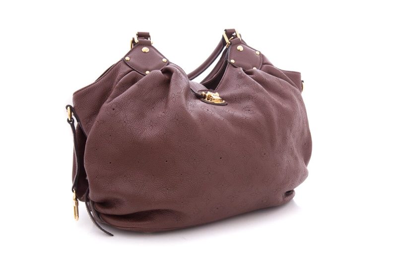 Louis Vuitton Brown Leather Monogram Mahina Hobo Handbag - Logoexplore - Image 3