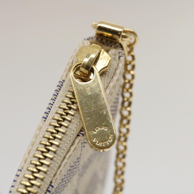 LOUIS VUITTON Damier Azur Pochette Mira MM Accessory Pouch N60027 LV am478bA - Logoexplore - Image 8