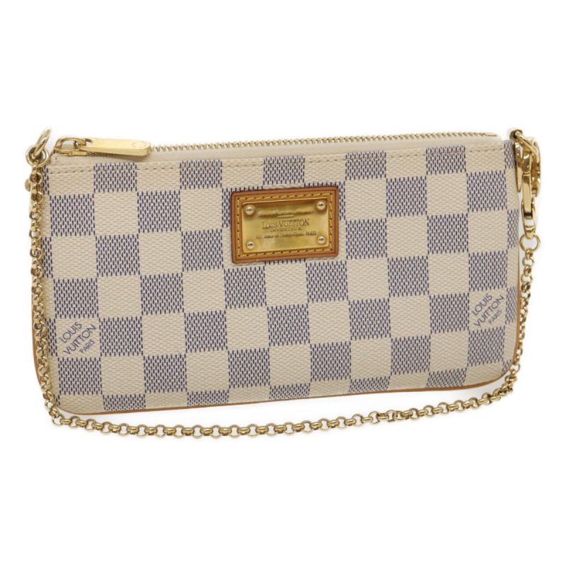 LOUIS VUITTON Damier Azur Pochette Mira MM Accessory Pouch N60027 LV am478bA - Logoexplore