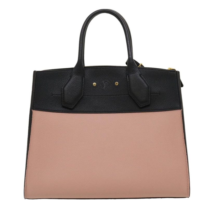 LOUIS VUITTON City Steamer MM Hand Bag Leather 2way Pink M53019 LV  am479b - Logoexplore - Image 2
