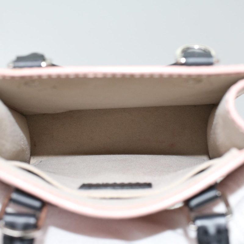 LOUIS VUITTON Epi Petit Sac Plat Hand Bag 2way Rose Ballerine M69575 bs3088A - Logoexplore - Image 10