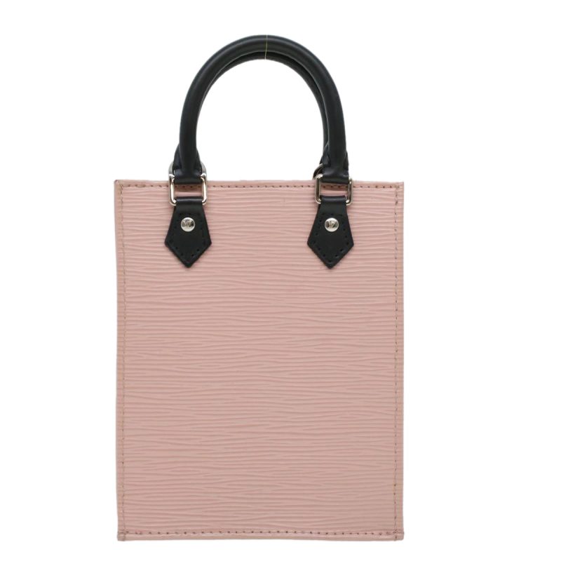 LOUIS VUITTON Epi Petit Sac Plat Hand Bag 2way Rose Ballerine M69575 bs3088A - Logoexplore - Image 2