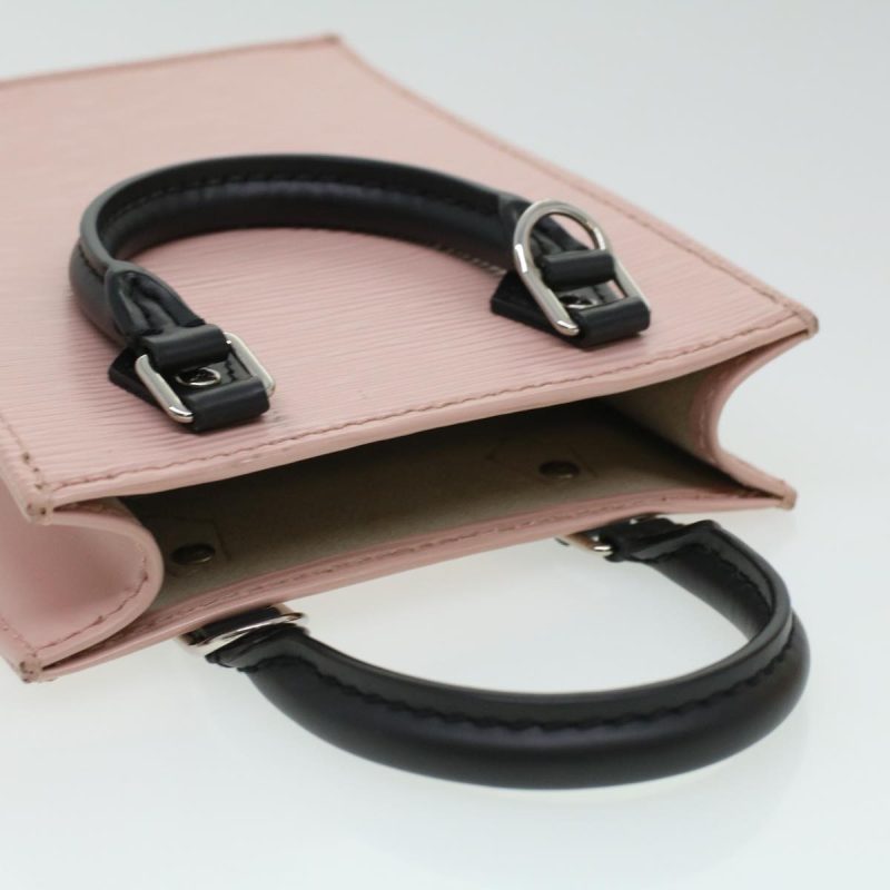 LOUIS VUITTON Epi Petit Sac Plat Hand Bag 2way Rose Ballerine M69575 bs3088A - Logoexplore - Image 7