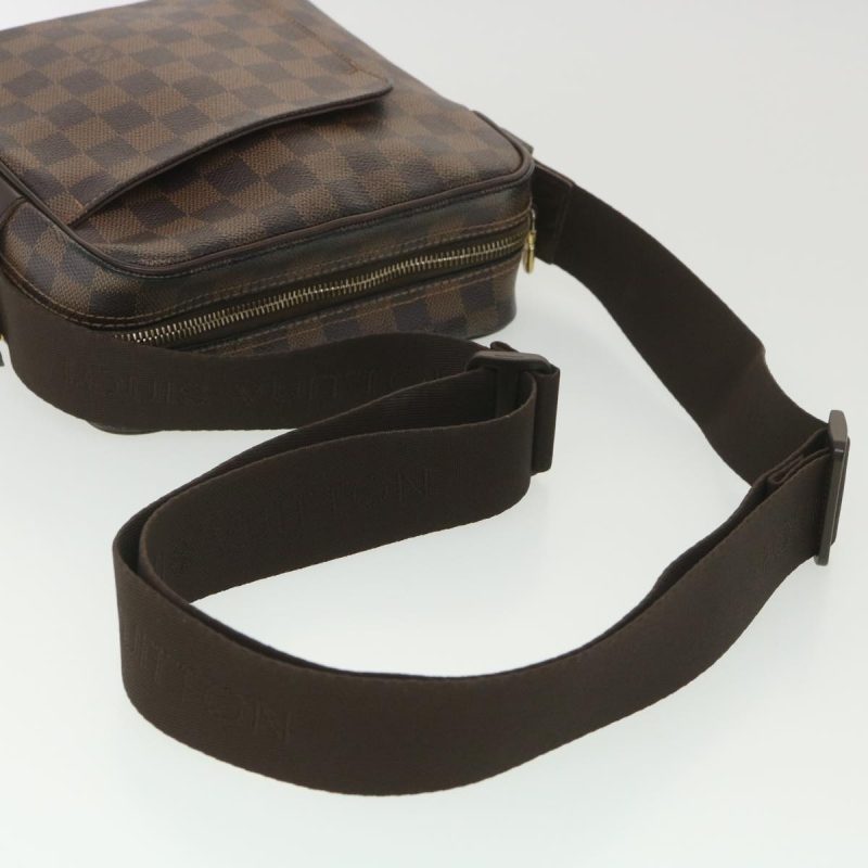 LOUIS VUITTON Damier Ebene Olaf PM Shoulder Bag N41442  bs4461 - Logoexplore - Image 8