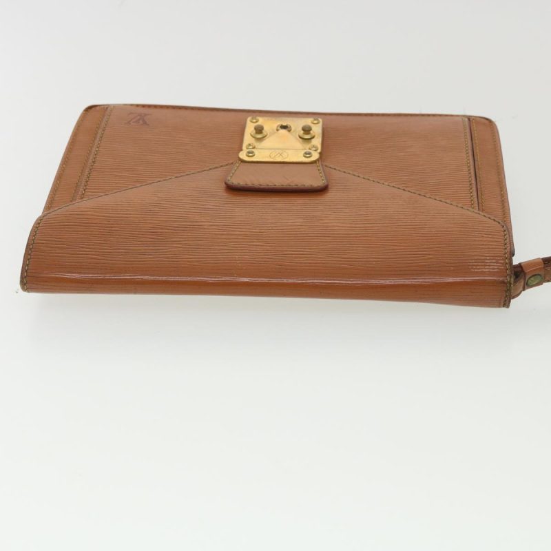 LOUIS VUITTON Epi Serie Dragonne Hand Bag Brown M52618 bs4487 - Logoexplore - Image 6