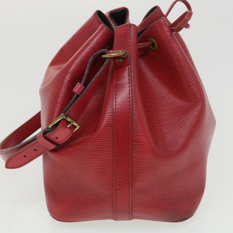 LOUIS VUITTON Epi Petit Noe Shoulder Bag Red M44107 LV bs4678 - Logoexplore - Image 4