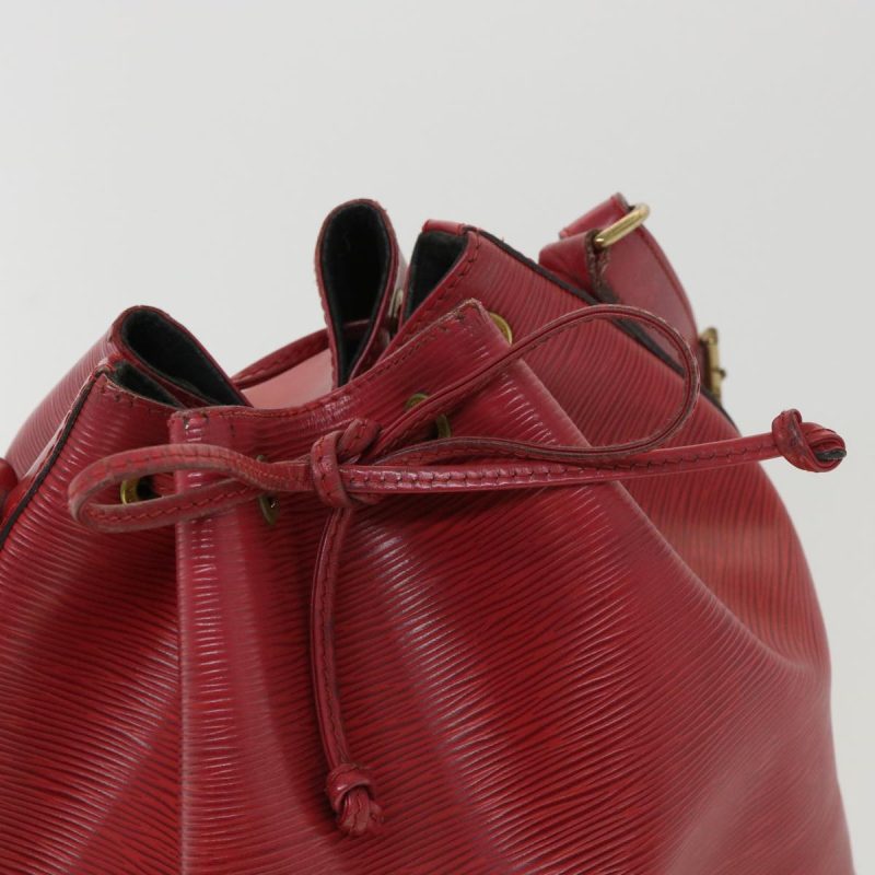 LOUIS VUITTON Epi Petit Noe Shoulder Bag Red M44107 LV bs4678 - Logoexplore - Image 6