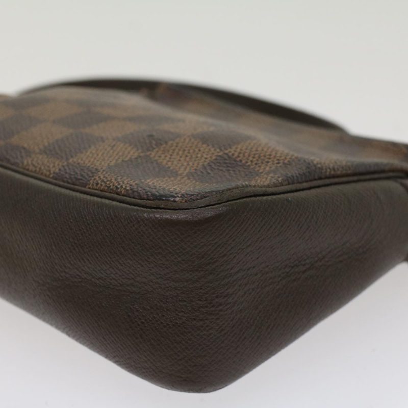 LOUIS VUITTON Damier Ebene Trousse makeup Pouch N51982 LV  bs6838 - Logoexplore - Image 10