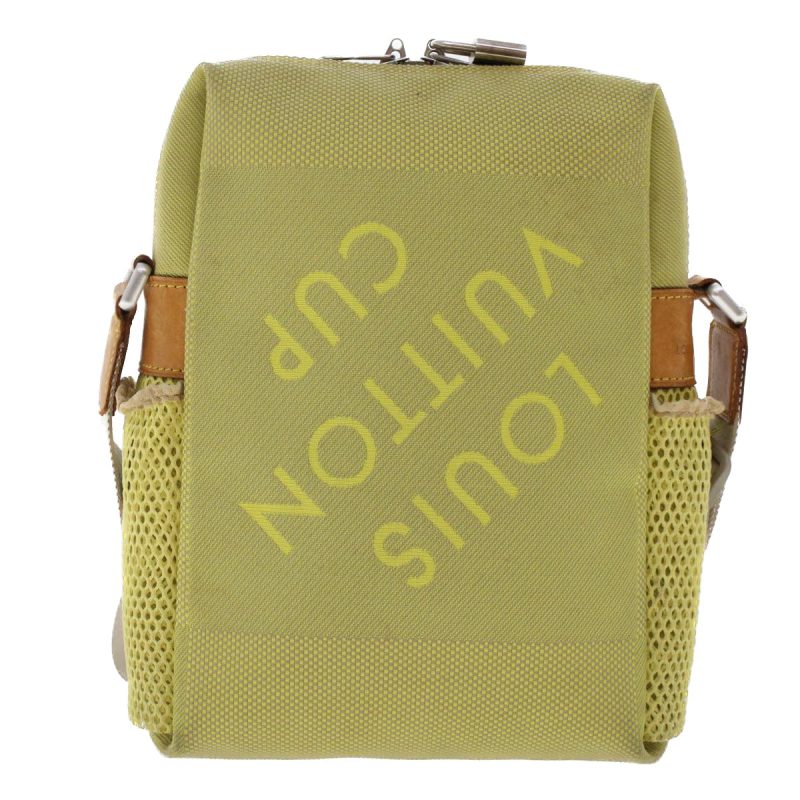 LOUIS VUITTON Damier Geant Weatherly Shoulder Bag Yellow M80636 bs6902 - Logoexplore - Image 2