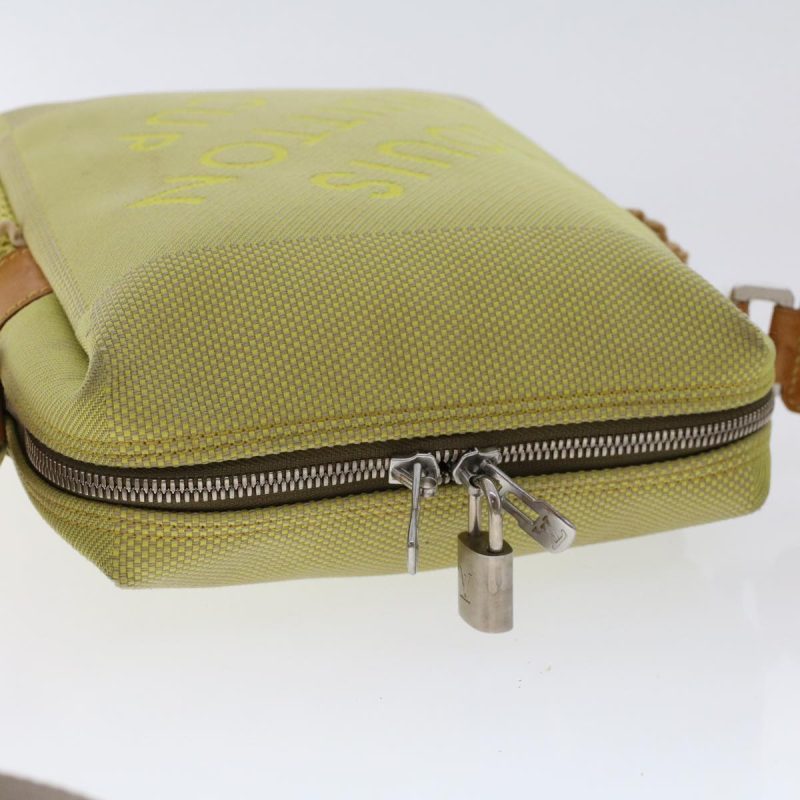 LOUIS VUITTON Damier Geant Weatherly Shoulder Bag Yellow M80636 bs6902 - Logoexplore - Image 7