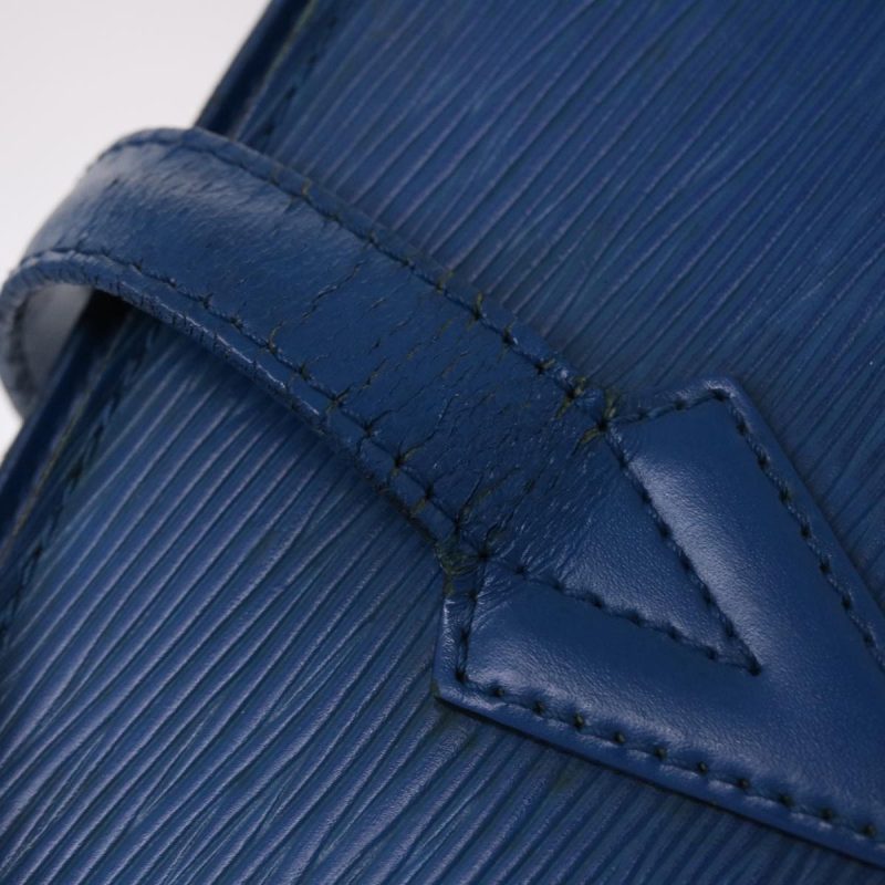 LOUIS VUITTON Epi Saint Jacques Shopping Shoulder Bag Blue M52275 bs6947 - Logoexplore - Image 10