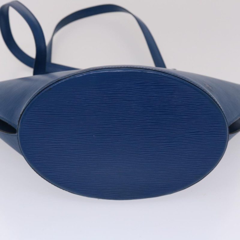 LOUIS VUITTON Epi Saint Jacques Shopping Shoulder Bag Blue M52275 bs6947 - Logoexplore - Image 5