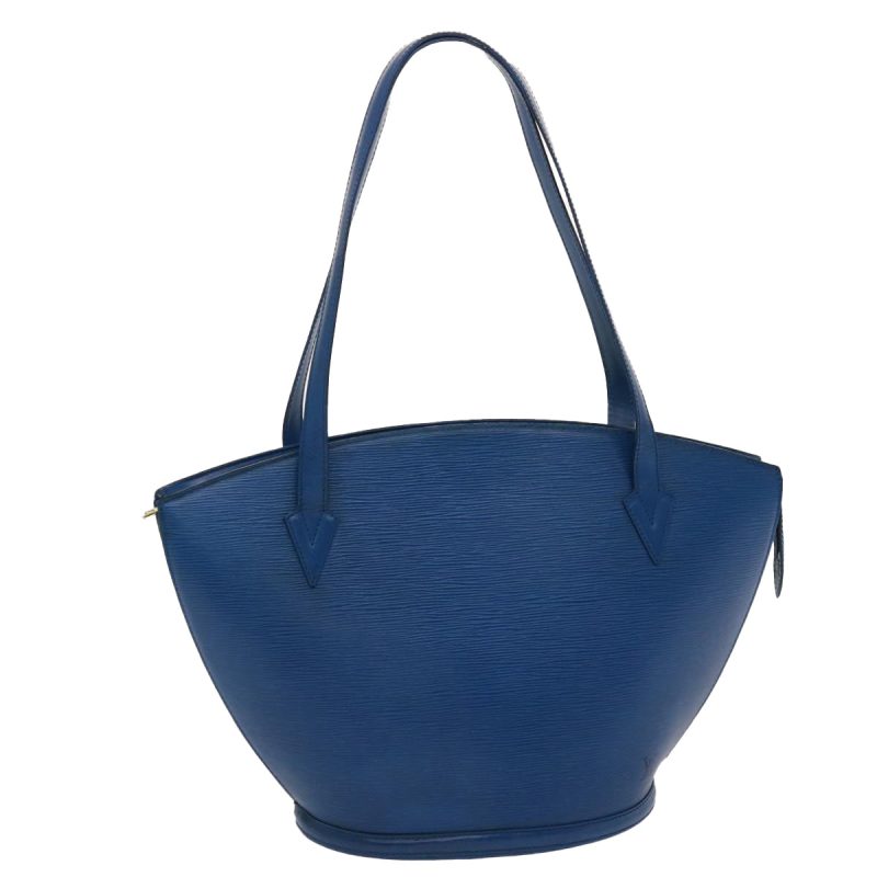 LOUIS VUITTON Epi Saint Jacques Shopping Shoulder Bag Blue M52275 bs6947 - Logoexplore