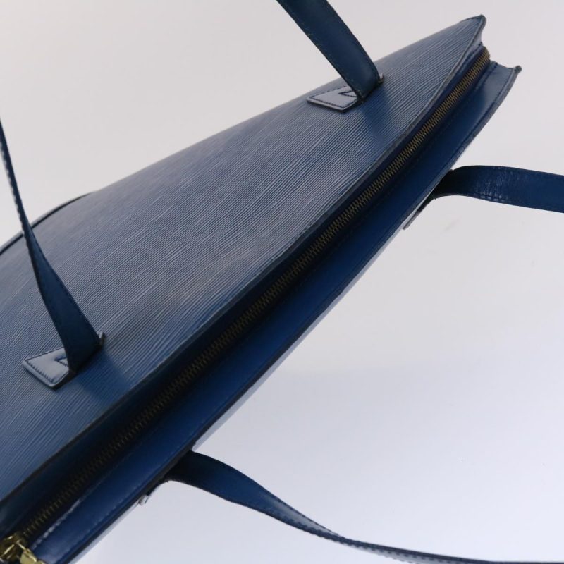 LOUIS VUITTON Epi Saint Jacques Shopping Shoulder Bag Blue M52275 bs6947 - Logoexplore - Image 6